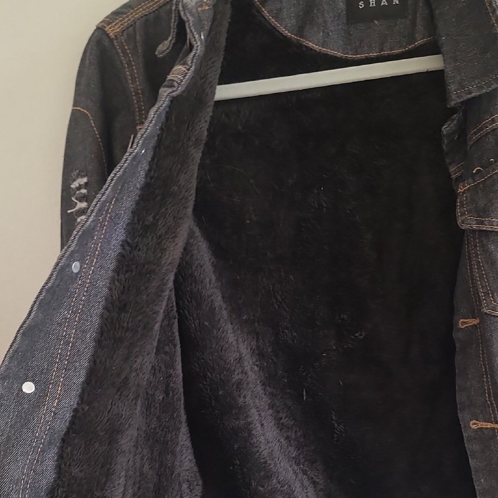 Dark Denim Jacket - image 6